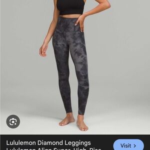 Lululemon Diamond Dye leggings